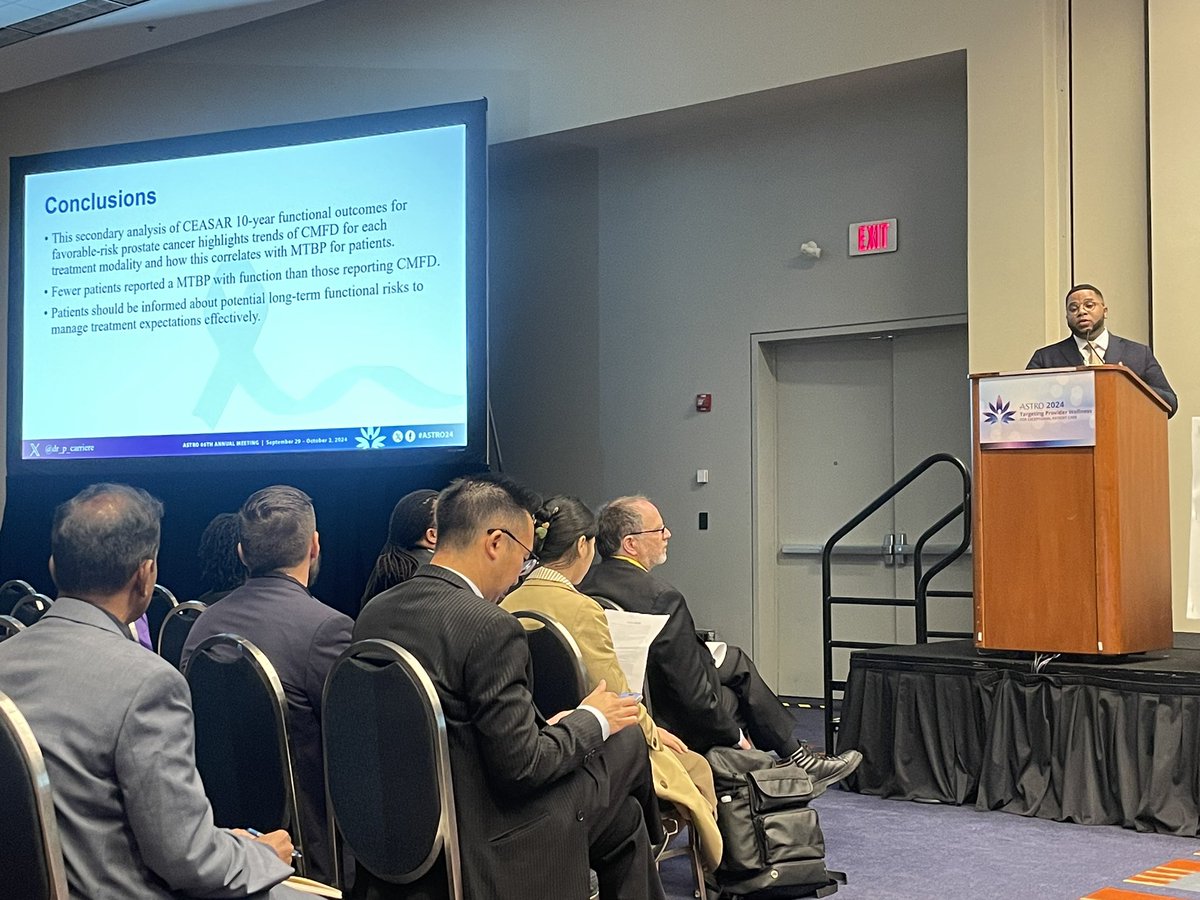 Stephanie Dudzinski MD, PhD (@stephdudzinski) on Twitter photo ⭐️PGY3 <a href="/dr_p_carriere/">Patrick P. Carriere, MD, PhD</a> <a href="/MDAndersonNews/">MD Anderson Cancer Center</a> #radonc co-resident crushed his talk on pt-reported functional decline post-AS, RP, EBRT w/o ADT, or LDR  at #ASTRO2024 <a href="/ASTRO_org/">ASTRO</a> 
Great job, Patrick!!! 👏👏👏
& Excellent mentorship from <a href="/KHoffmanMD/">Karen Hoffman, MD, MHSc, MPH</a> 💪 ⭐️PGY3 <a href="/dr_p_carriere/">Patrick P. Carriere, MD, PhD</a> <a href="/MDAndersonNews/">MD Anderson Cancer Center</a> #radonc co-resident crushed his talk on pt-reported functional decline post-AS, RP, EBRT w/o ADT, or LDR  at #ASTRO2024 <a href="/ASTRO_org/">ASTRO</a> 
Great job, Patrick!!! 👏👏👏
& Excellent mentorship from <a href="/KHoffmanMD/">Karen Hoffman, MD, MHSc, MPH</a> 💪