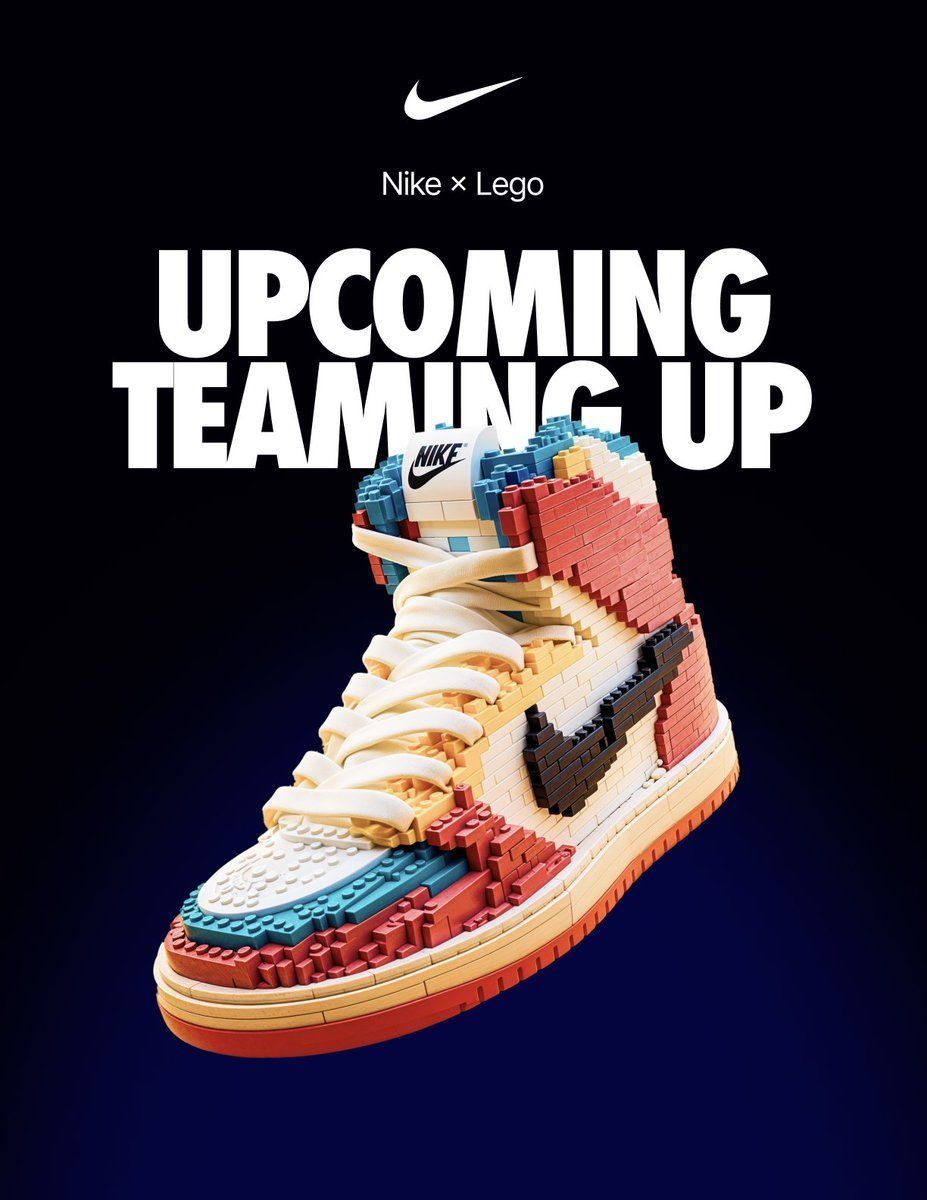 JustFreshKicks's tweet photo. LEGO x Nike Coming Soon 👟🧱✔️

https://t.co/YEUsl6fFmT https://t.co/zLGR0MkEZh