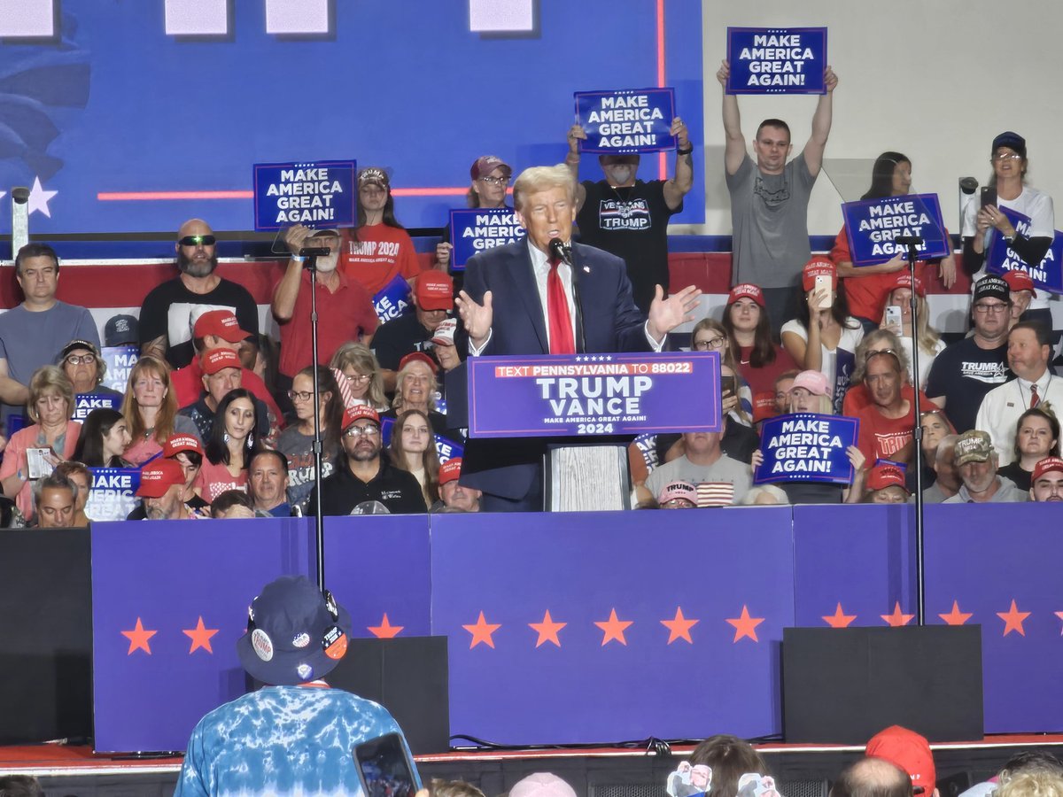 Trump: "You know, Erie County was known as a Democrat area until Trump came along. They said what the hell happened?"