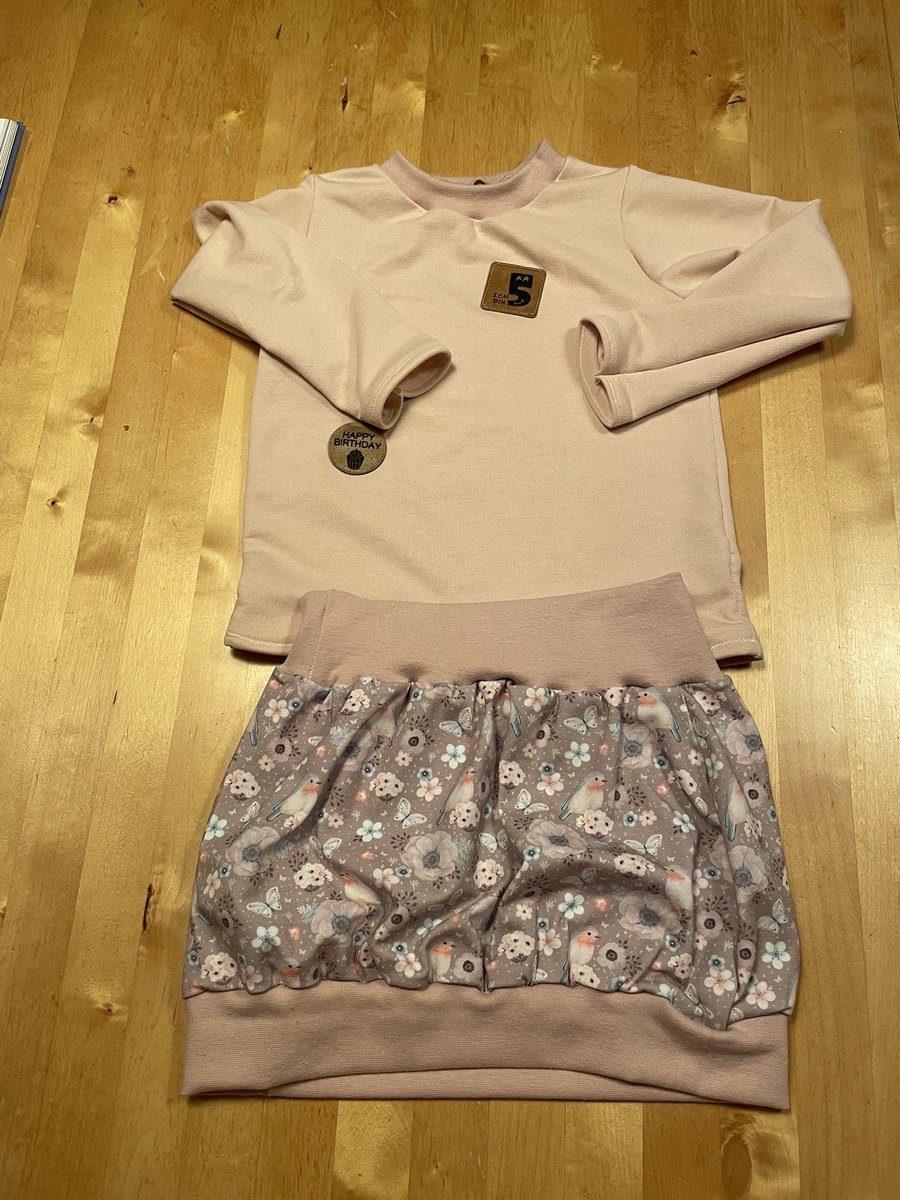 Geburtstagsoutfit für die Große fertig!