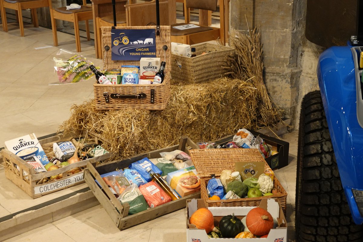 Harvest Festival @ Chelmsford Cathedral where Marriage's Master Millers celebrate 200 yrs
Agricultural societies and Young farmers brought in lots of wonderful produce