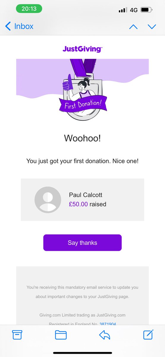 click.contact.justgiving.com/?qs=0952fd2ba9… Thank you for my first donation ! it’s count down time so please please give what you can for this great cause British Heart Foundation ❤️ matter