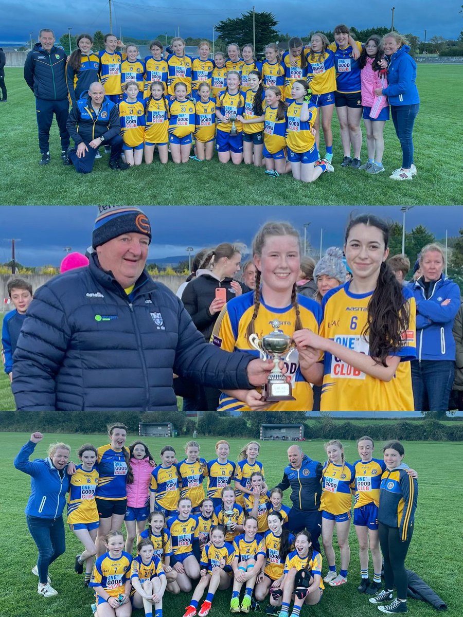 banner_ladies's tweet photo. 💛💙COUNTY🏆CHAMPIONS💛💙
Congratulations to our fabulous U14s who were crowned County Champions  this evening after defeating Crusheen!! Well done to the team and management!! So proud of you all!! Hon the Banner!!💛💙🏆💛💙 https://t.co/GXoeCyLSyF