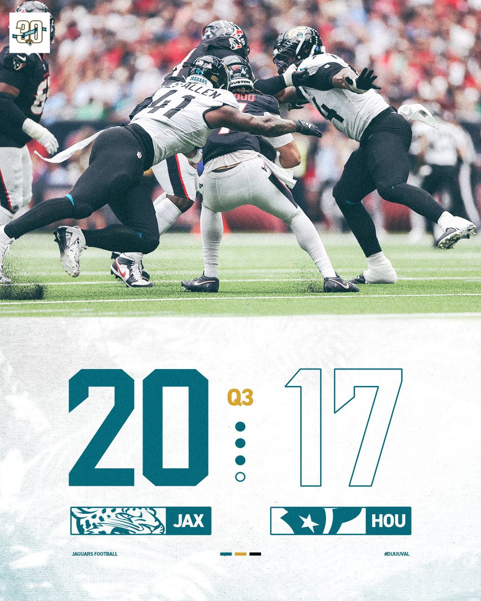 Jaguars's tweet image. Finish.

#JAXvsHOU | #DUUUVAL