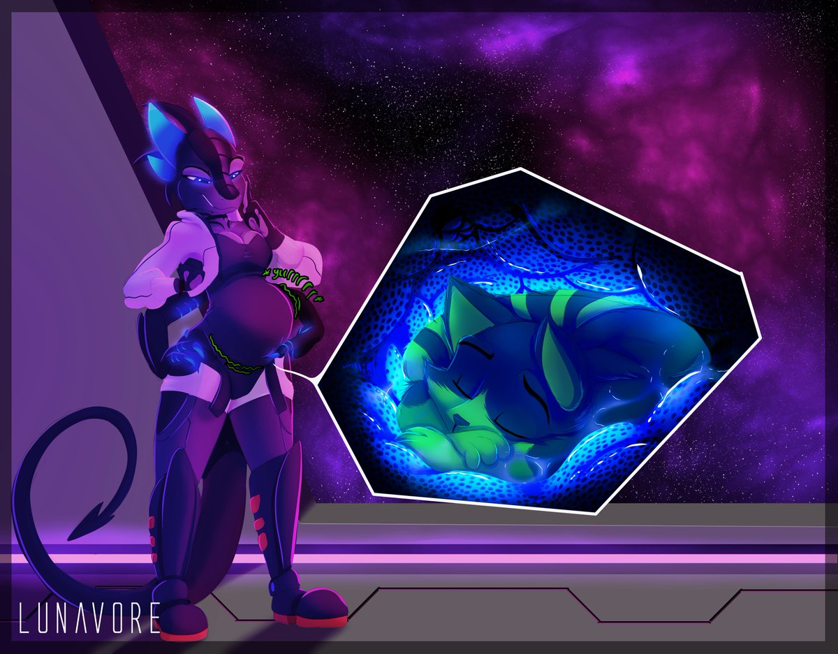 Comission for a friend on my discord server

Halo carrying Clan around in her brood poutch on the Phoenix at night. Hes visible on her thats for sure. Prodding at him while hes snoozing

Fa upload: furaffinity.net/view/58278519/