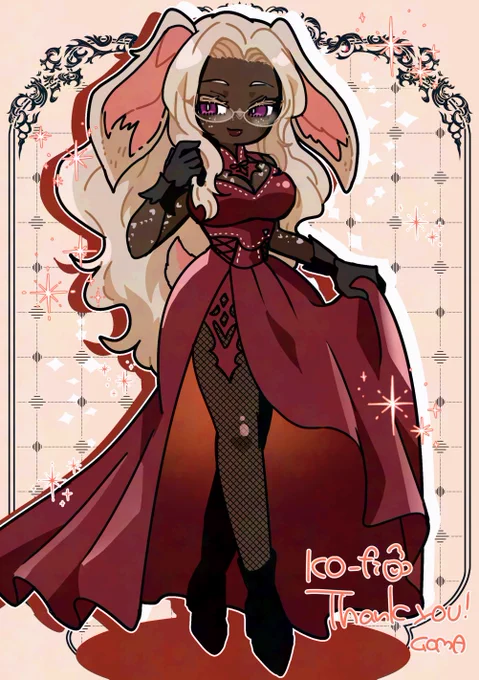 ko-fi sketch comm Thank you for request and support!  ko-fi.com/goma_yammy