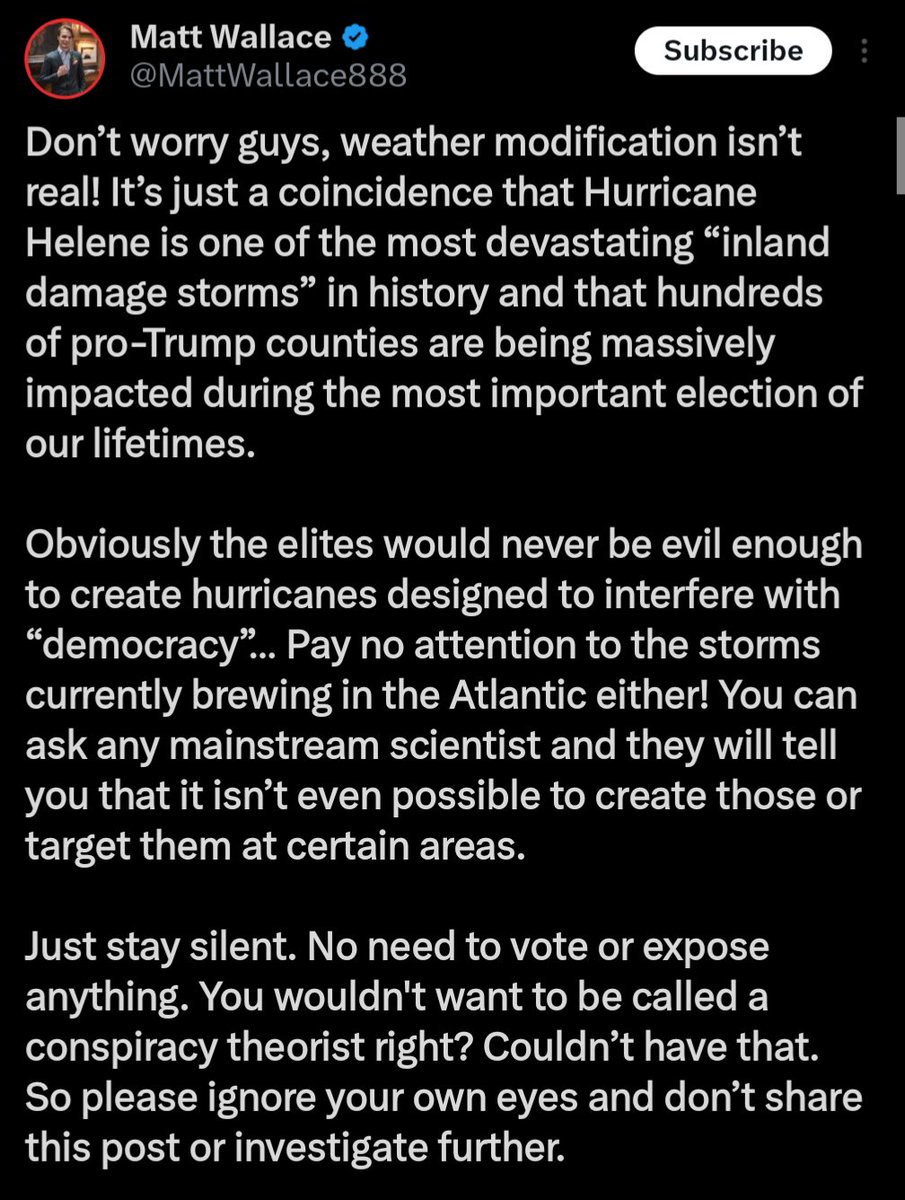 One thing I want to emphasize here is that they both do and do not believe this. It's an idea to be awoken and believed in when convenient and buried and denied when inconvenient. It's the way of the future