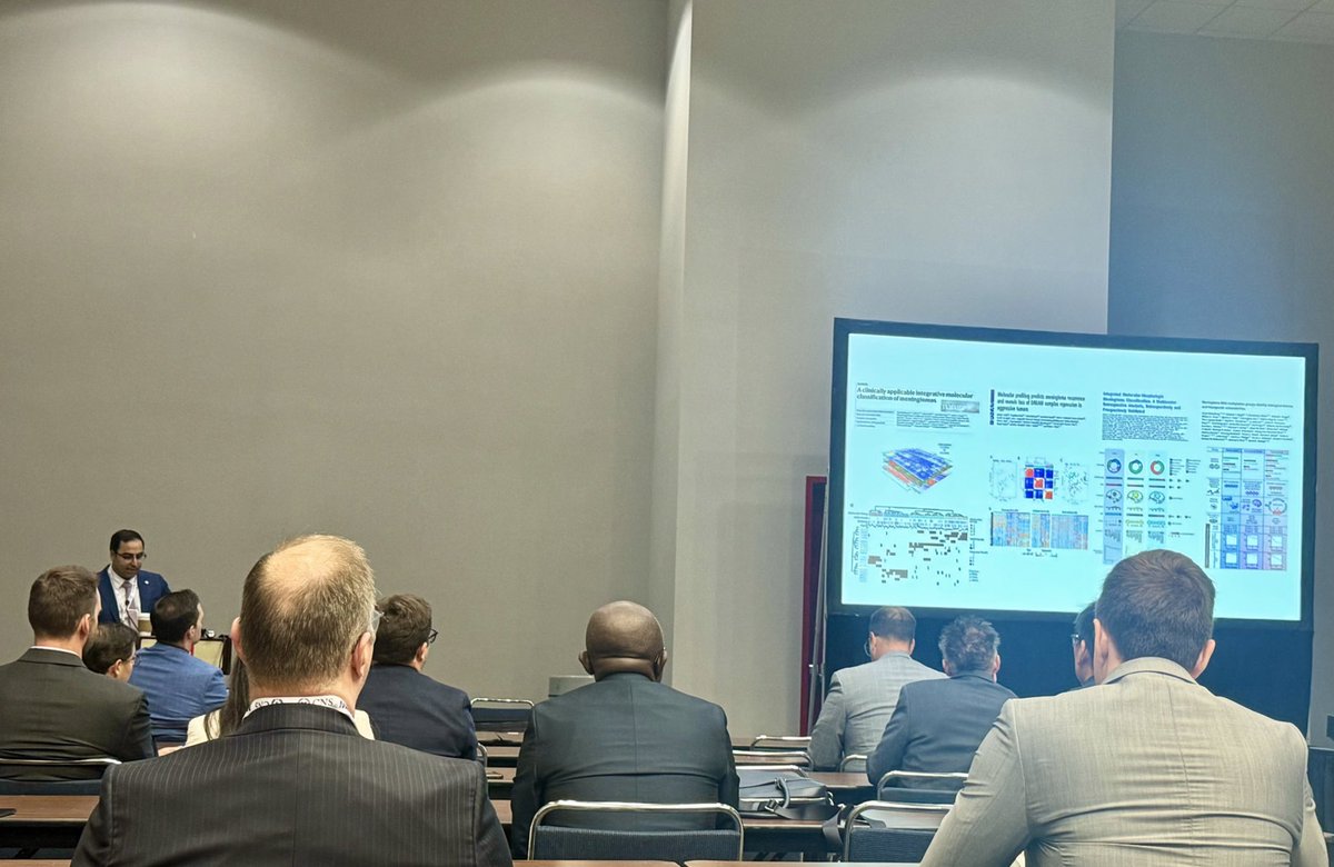<a href="/FarshadNassiri/">Farshad Nassiri</a> from <a href="/UofTNeuroSurge/">University of Toronto Neurosurgery</a> presenting on the challenges of managing recurrent meningiomas and how molecular profiling may help guide treatment decision making <a href="/CNS_Update/">CNS</a> <a href="/UHN_Surgery/">UHN Sprott Department of Surgery</a> <a href="/UHN/">University Health Network</a> #CNS2024
