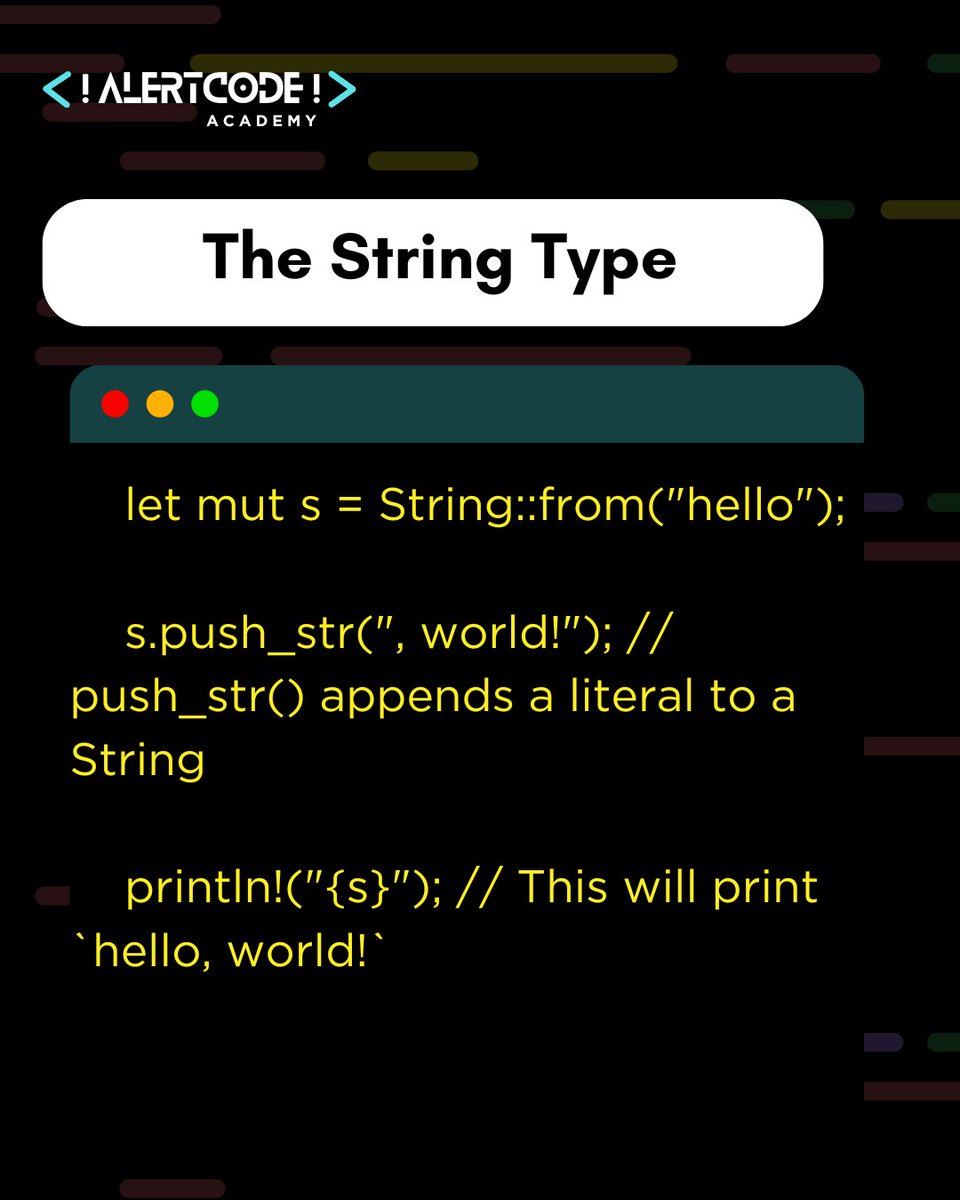 Riseque0112tech's tweet photo. 2️. Stack vs. Heap:
   - Stack: Think of it like stacking plates quick and efficient for fixed-size data.
   - Heap: More flexible but slower, as you need to "request" space for dynamic data.
#RustProgramming
#RustOwnership #MemoryManagement #StackVsHeap #ProgrammingJourney https://t.co/Jbf0uRYwdY