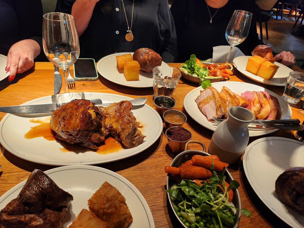 The Holy Trinity from Darbys Nine Elms.  A Sunday lunch of epic proportions and flavour. Phenomenal!!