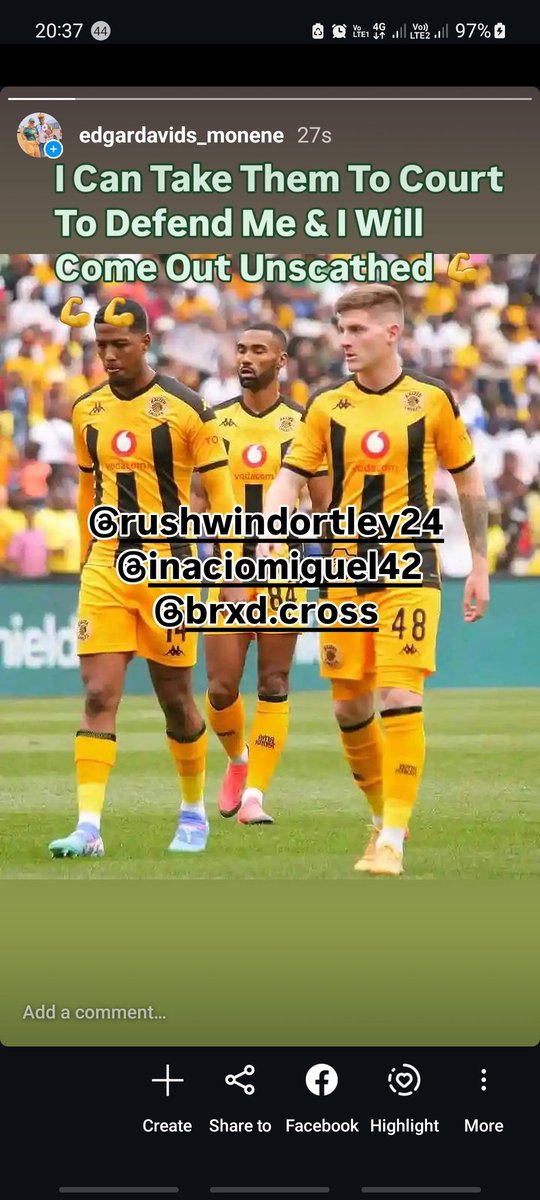 The Real Soldiers That Can Protect You 4 Life 💪💪💪<a href="/KaizerChiefs/">Kaizer Chiefs</a> @rushwindortley24
@inaciomiguel42
<a href="/Bradleycross48/">Bradley Cross</a>