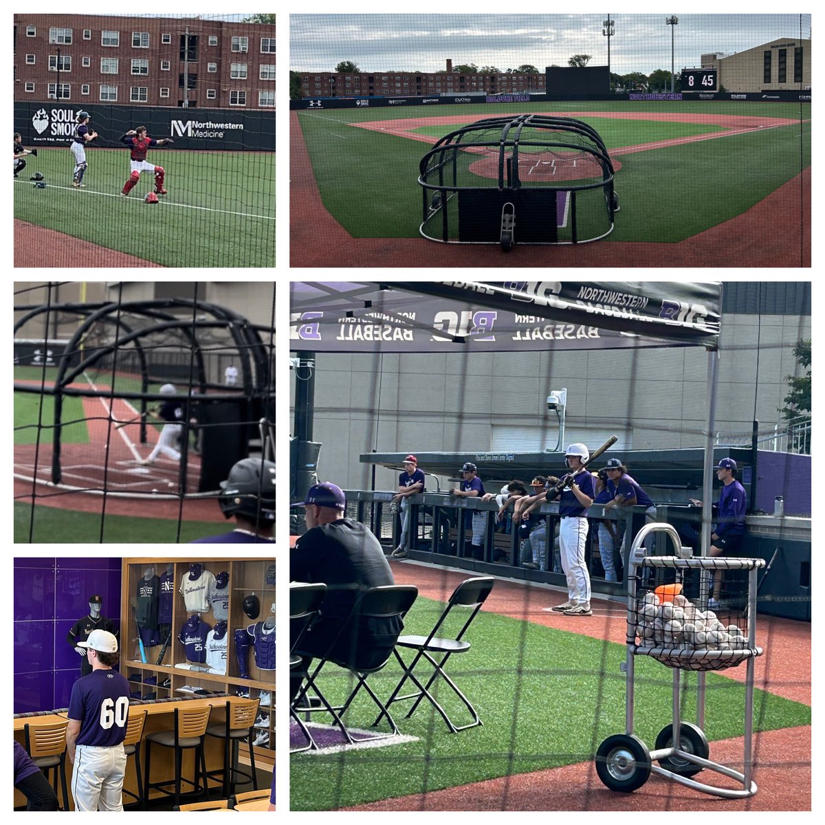 Thank you Coach <a href="/bengreenspan22/">Ben Greenspan</a> and <a href="/NUCatsBaseball/">Northwestern Baseball</a> for hosting camp today ⚾️… know that he enjoyed the experience.