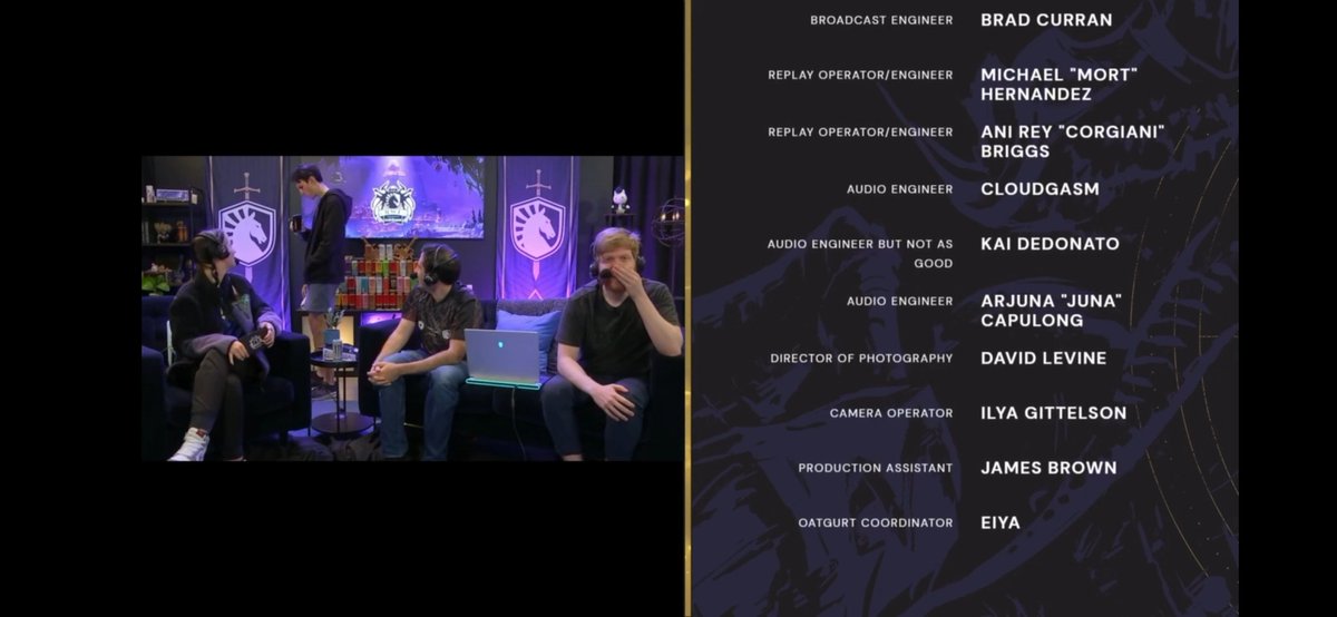 If you enjoyed Liquids RWF broadcast, it's all due to this crew. Every single one of them killed it and made this show as sick as it was