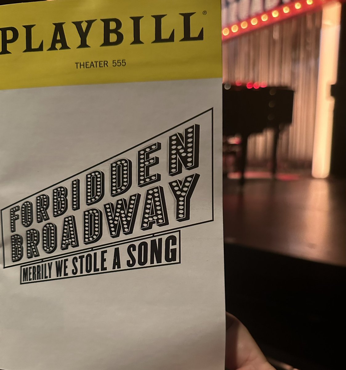 msburnett11's tweet photo. What a fantastic fun riveting hysterical 90 minutes. https://t.co/KKFjRluSyh