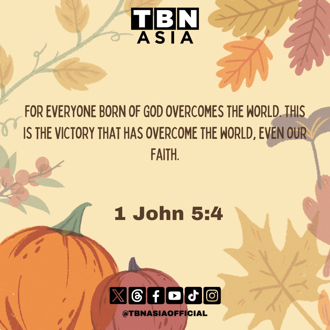 TBNAsiaOfficial's tweet photo. β¨ Daily inspiration for October: One verse a day to guide you in trusting God fully. Let these words uplift your spirit and deepen your faith as we focus on making Him our foundation. ππ« #TrustGodFirst #DailyVerse #OctoberFaith https://t.co/F8ZXkfGsqC