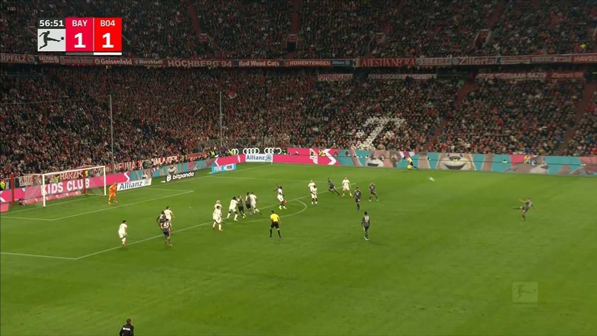 BuLiAnalytics's tweet photo. Who sits in the T?

Do they have white shirts &amp; hats as a condition of those seats, or are those T-Mobile employees? https://t.co/IBe0G40jUE