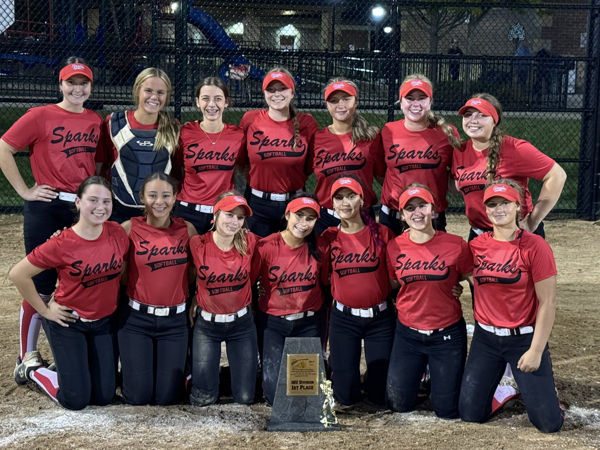 Sparks 16uJp take the top spot at the sparks tournament!! Well done ladies.