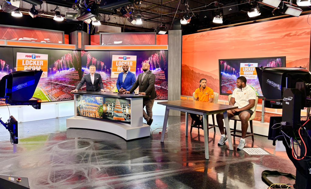 MARK PACKER (@packer_sports) on Twitter photo Vols DL Jayson Jenkins joins Jayson Swain, Chris Brown, Zakai Ziegler and me on the “Food City Locker Room, presented by Garza Law.”
Sunday night on:
Knoxville—ABC
Nashville—FOX
Tri Cities—FOX
<a href="/SwainEvent/">Jayson Swain</a> <a href="/utlockerroom/">Locker Room</a> Vols DL Jayson Jenkins joins Jayson Swain, Chris Brown, Zakai Ziegler and me on the “Food City Locker Room, presented by Garza Law.”
Sunday night on:
Knoxville—ABC
Nashville—FOX
Tri Cities—FOX
<a href="/SwainEvent/">Jayson Swain</a> <a href="/utlockerroom/">Locker Room</a>