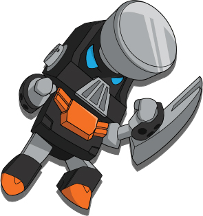 DailyTFormers's tweet photo. Head banging is what he does! That's his job description. And those nails are just begging to be hammered in! Also Music, especially all turnt up! He just hope he don't break anything. Today's #Transformers of the day is #Botbots Nail Byter. https://t.co/Gvts0HfzPh