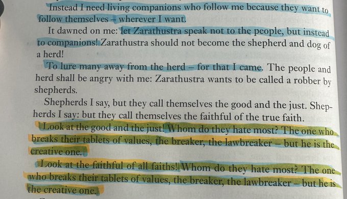 To lure many away from the herd - for that I came. (Nietzsche) https://t.co/rq1GFDXTlB<a href="/tag/andrewtate"class="tags"><span>#andrewtate</span></a><a href="/tag/iloveandrewtate"class="tags"><span>#iloveandrewtate</span></a>