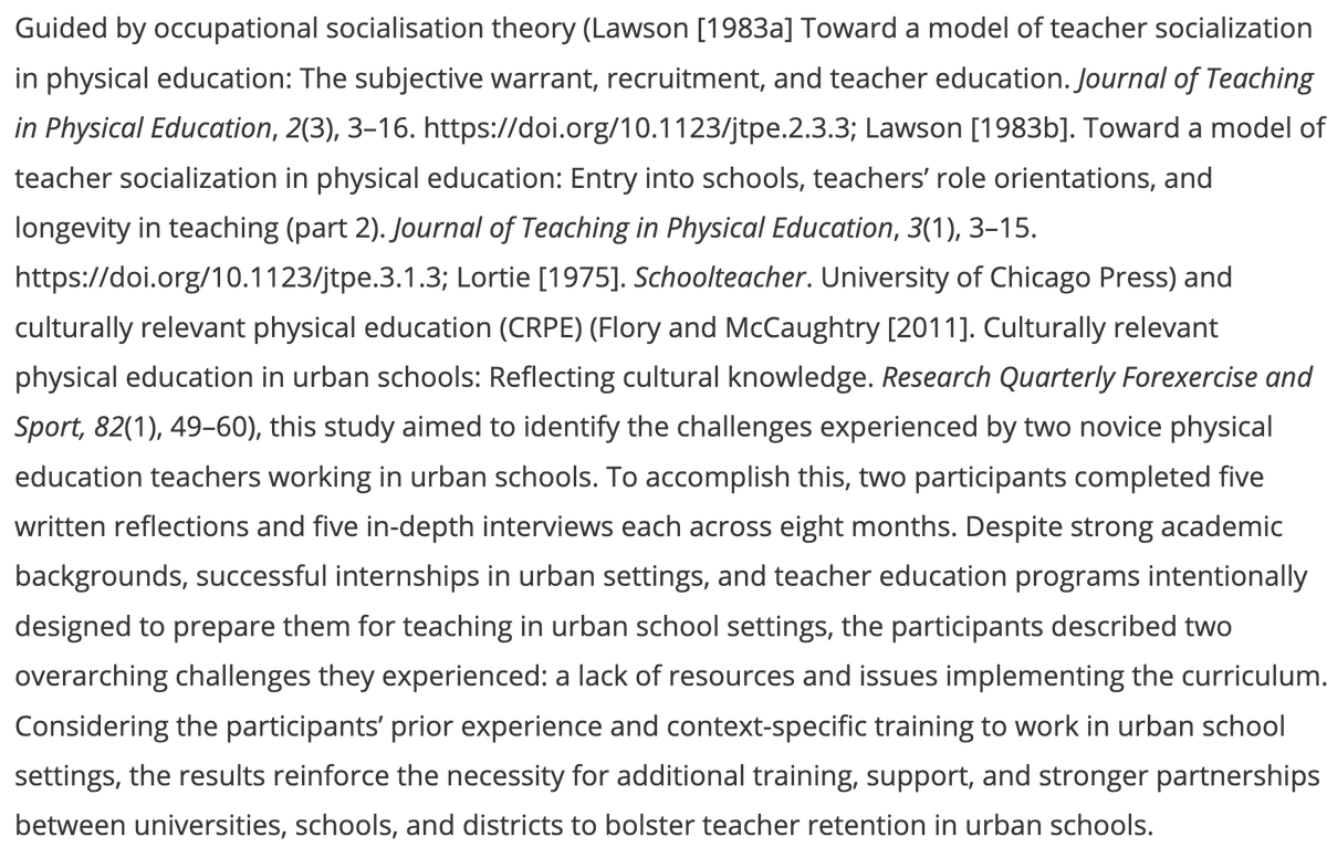 Curriculum Studies in Health & Physical Education tweet media