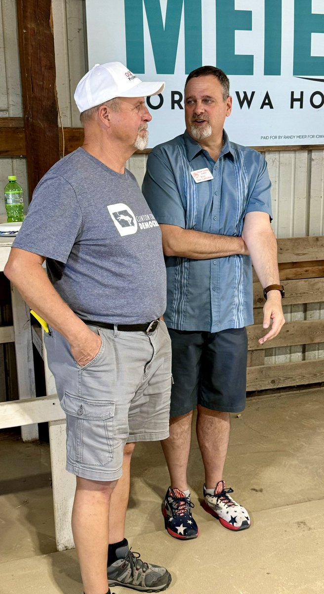 Had fun today catching up with friends and supporters and highlighting my 16 years of experience as Clinton Co Auditor &amp; Commissioner of Elections.