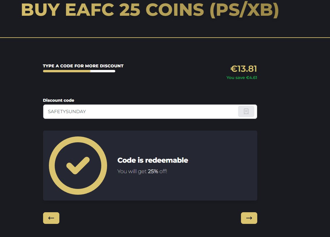 EAFC Coins 🪙SafetyCoins🪙 Buy & Sell EAFC Coins tweet media