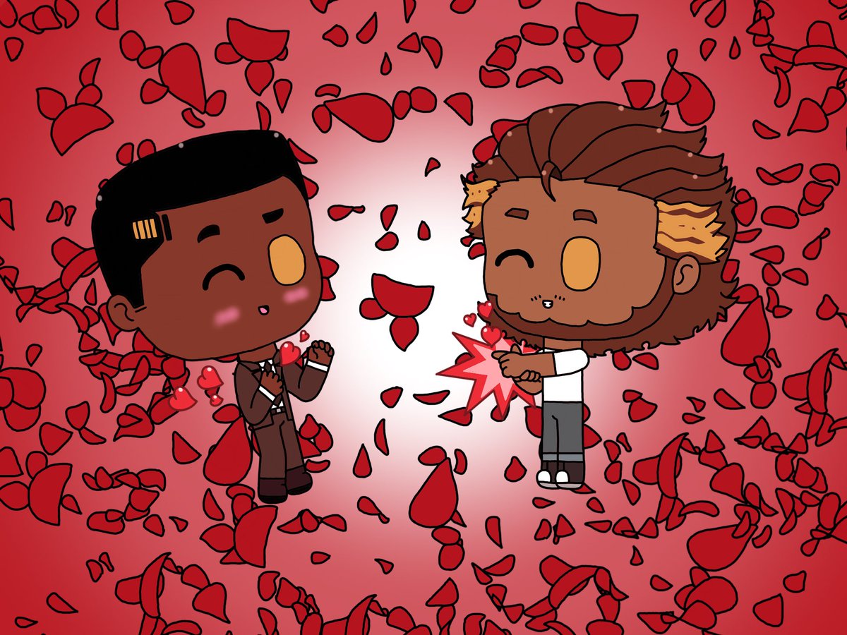 “Love Shot” adam and steve belong to <a href="/deoidesign/">Deo🧛‍♂️🐺</a> #timeandtimeagainwebtoon #webtoonfanart #digitalart