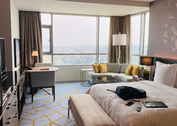 Motorised Curtain Tracks for Hotels by TOSO Australia (READ: zurl.co/2UIJ )  #Curtains #Design #Hotels #Windows