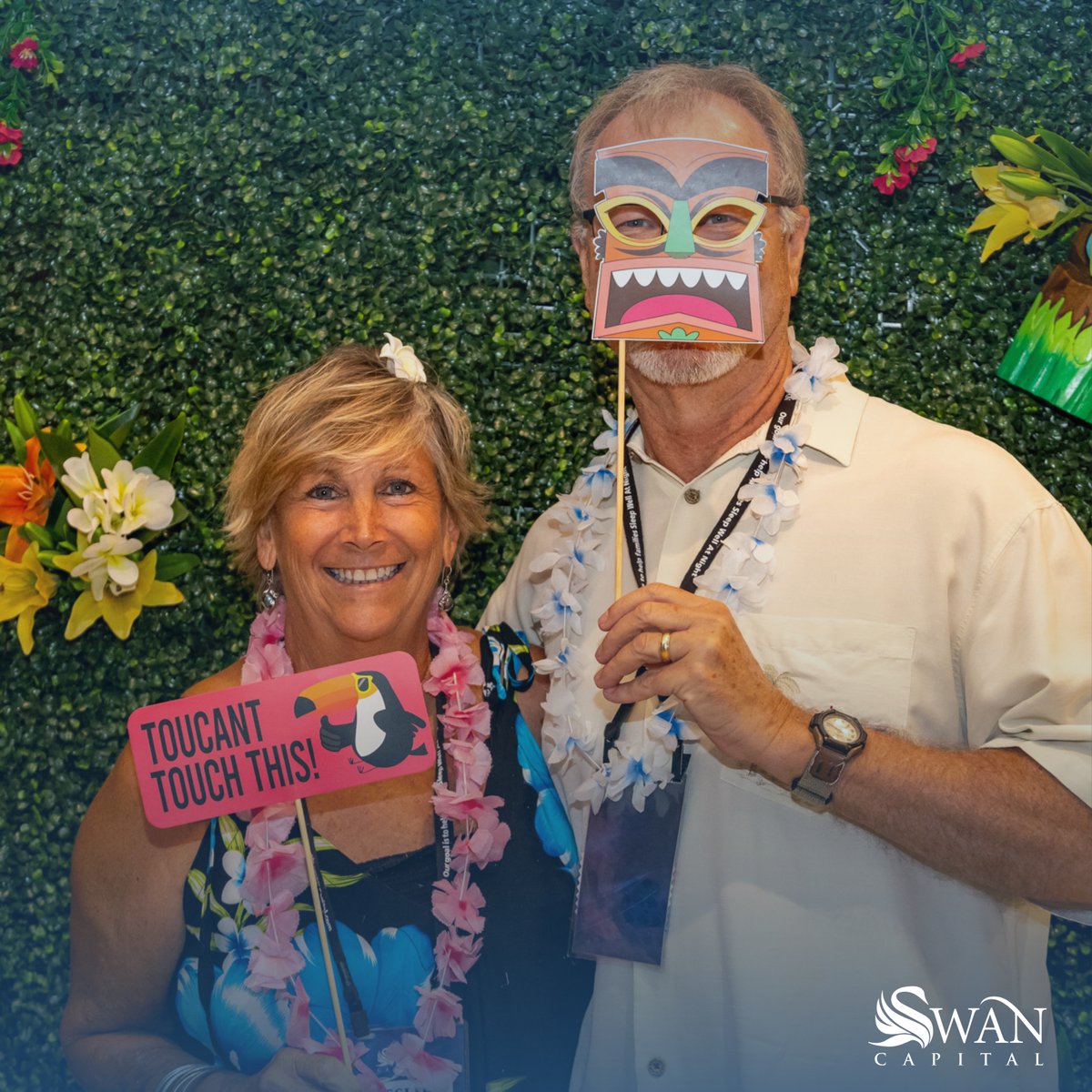 SWANCapital's tweet image. “Get ready to escape to paradise at our Luau Event next week! 🌺🌴 Enjoy tropical vibes, delicious island food, and unforgettable fun! Don’t miss out— join us!🌸 #LuauVibes #IslandParty #TropicalFun #HawaiianNights #GoodTimes #EventOfTheSeason #Aloha