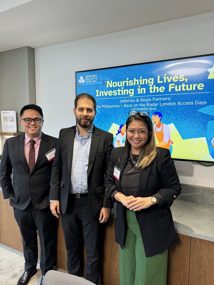 Mubashir Zuberi (@emzee117) on Twitter photo With the #PCOMP returning ~26% from 52W lows Phil’s continues to garner foreign interest. Had an eventful 2 days meeting leading names from Philippines with a positive outlook despite some concerns around POGO ban and mid term elections due next year
<a href="/TundraFonder/">Tundra Fonder</a> $CNPF #MSCIFM With the #PCOMP returning ~26% from 52W lows Phil’s continues to garner foreign interest. Had an eventful 2 days meeting leading names from Philippines with a positive outlook despite some concerns around POGO ban and mid term elections due next year
<a href="/TundraFonder/">Tundra Fonder</a> $CNPF #MSCIFM
