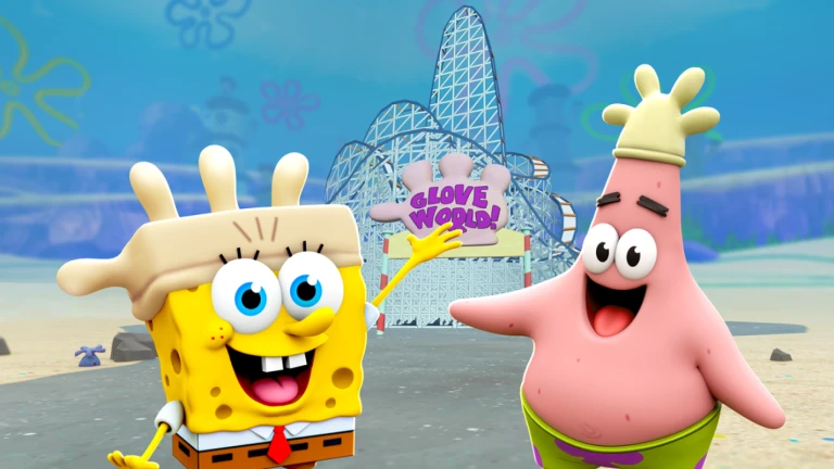 gamefamstudios's tweet photo. The NEW Glove World zone is finally here in #SpongeBobSimulator on #Roblox ! ๐งค๐ข https://t.co/zk0L9uI4jk