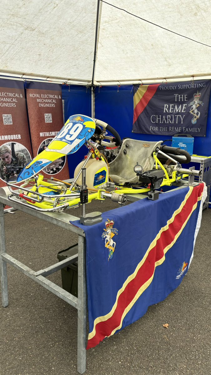 REMEKarting's tweet photo. Our competitors, the racing gets closer and harder each year. It's been exilerating at times; good hard respectful racing 💪

Our sponsors and The REME Corps Charity for such huge continued support. 🙌 https://t.co/rnMQ3rDMDv