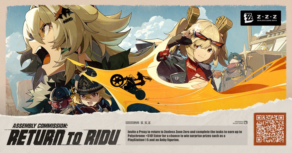 CrimsonCortex's tweet image. My invitation code: GUVL4JKX2K

hoyo.link/7DckFBAL?s_c=G…

#zenlesszonezero #hoyoverse #zenlesszonezeroedit #genshinimpact #zenlesszonezeropost #honkaistarrail #zenlesszonezerousa #mihoyo #zzzero #zenlesszonezerodaily #zenlesszone