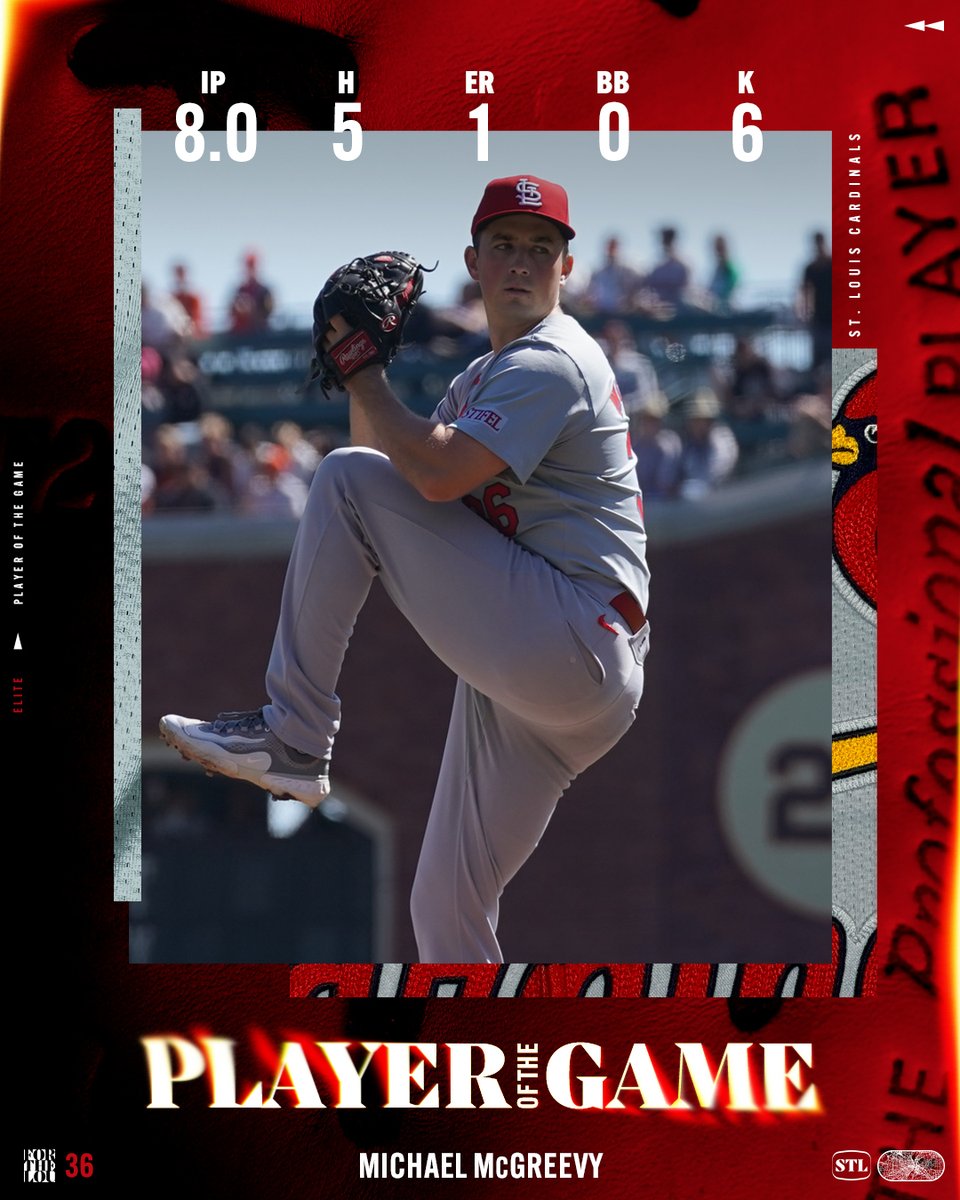 Michael McGreevy's ERA after today's start: 1.96