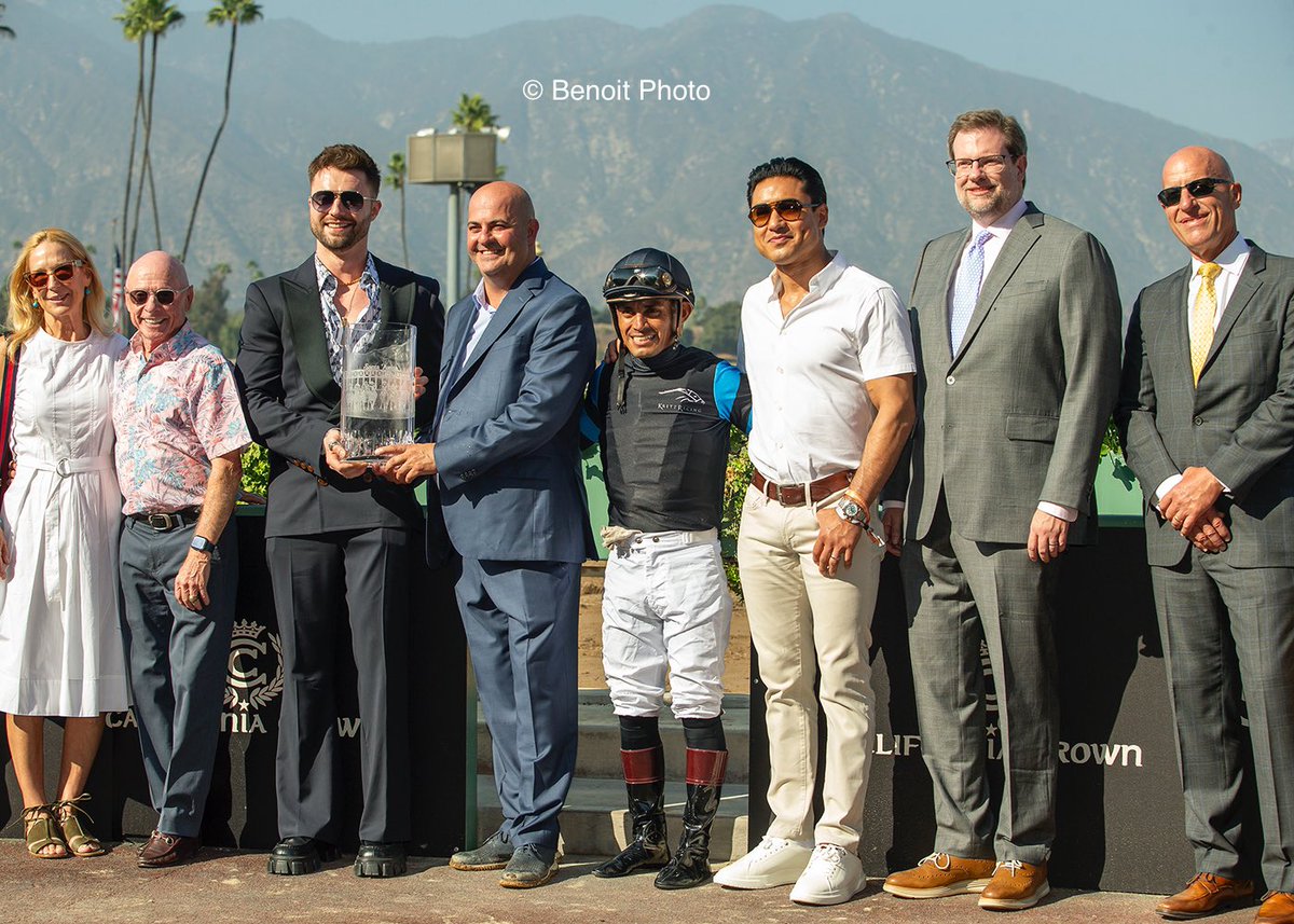 Kretz Racing’s Cabo Spirit and jockey Abel Cedillo win the Grade II $750,000 California Crown John Henry Turf Championship Saturday, September 28, 2024 at Santa Anita Park, Arcadia, CA.

View all our photos at benoitphoto.com/store/ 

© BENOIT PHOTO