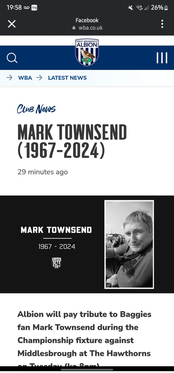 Sleep tight Mark, gone far too soon 😔 😟