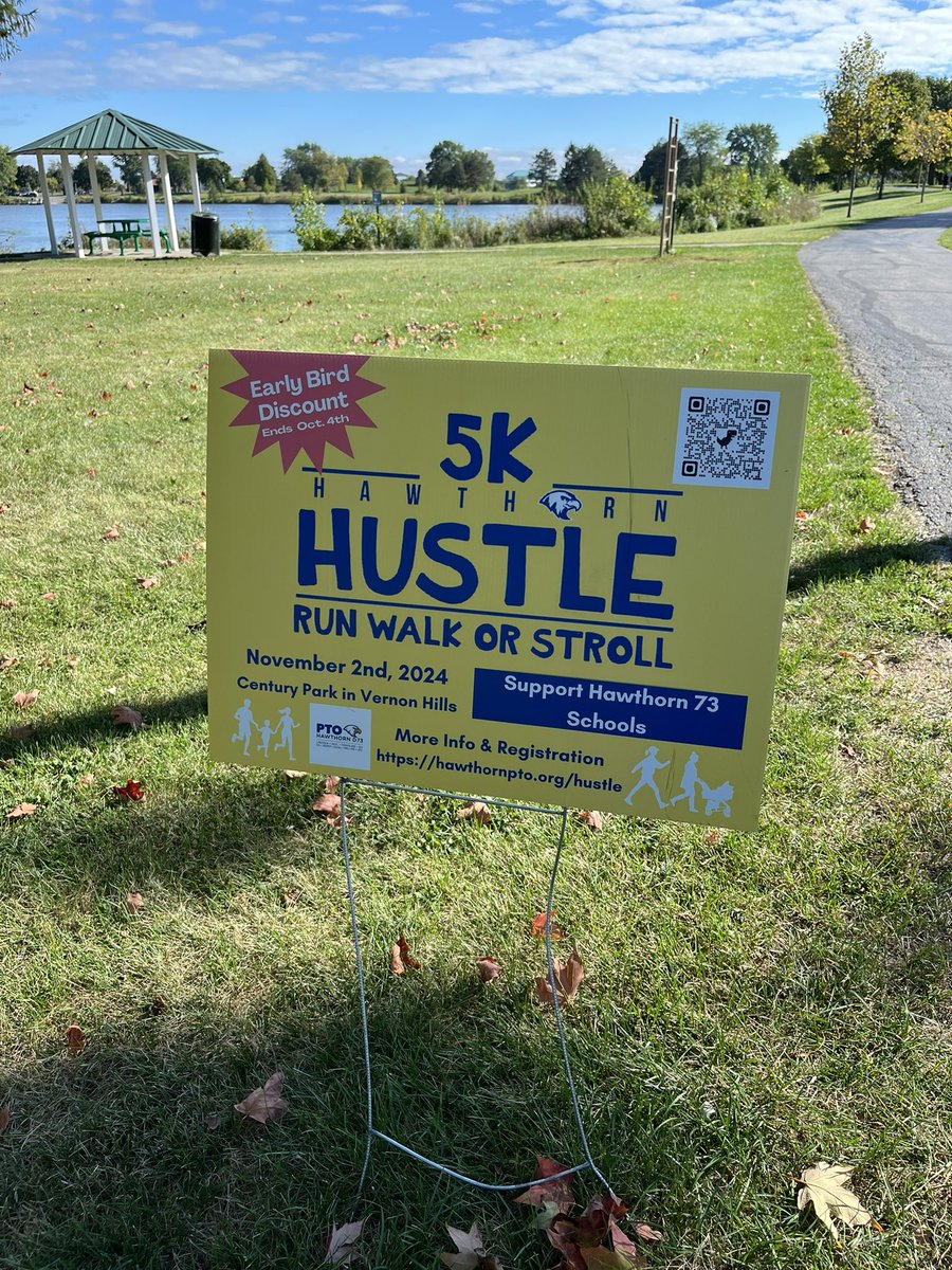 The Hawthorn Hustle will be here before we know it! Sign up today! #BetterTogether <a href="/District_73/">Hawthorn District 73</a> <a href="/HawthornPTO/">Hawthorn PTO</a>