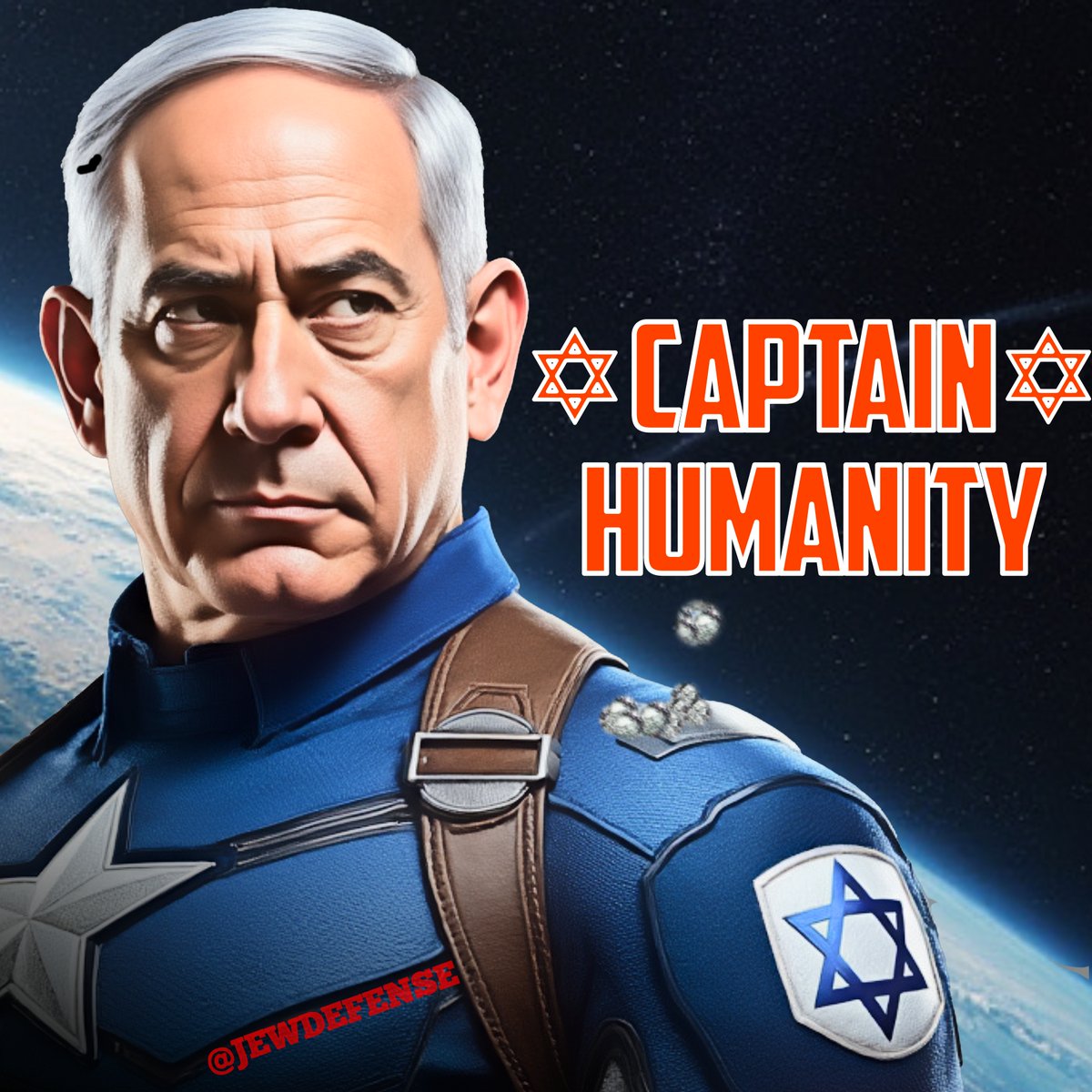 JewDefense's tweet photo. Shouldering global pressure like Atlas beneath the weight of the world, Israel bravely refused to sign a catastrophic ceasefire in Lebanon.

Great victories ensued. Hezbollah today has no head – &amp; no cojones.

@Netanyahu is fast emerging as the foremost heroes of the free world. https://t.co/dwn30ViTPT