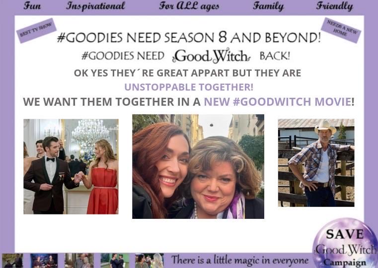 Gw1313Middleton's tweet image. Please bring the #Goodwitch cast back for more!  Yes they are great in other projects but together they are amazing and so is this franchise #savegoodwitch #LisaHamiltonDaly @SamanthaDiPippo  @hallmarkchannel