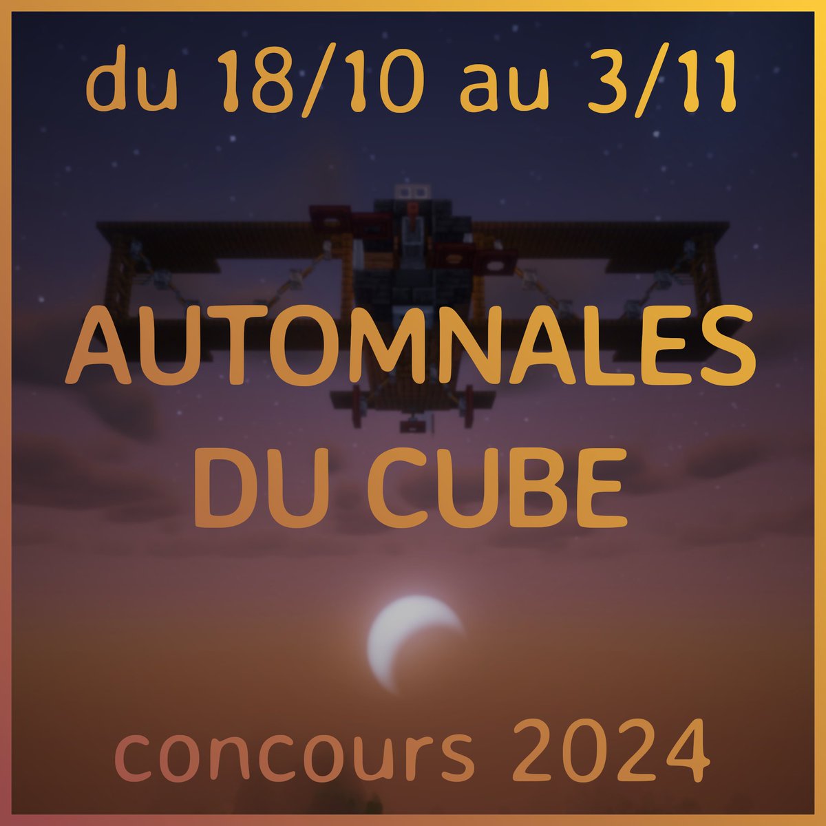 🏆 Les Saisons du Cube sont les plus grands concours de construction Minecraft francophone

📲 Plus d'information sur le Discord de l'évènement : discord.gg/U8FEJAuumf

#minecraftbuilds #minecraftserver #minecraftcontest