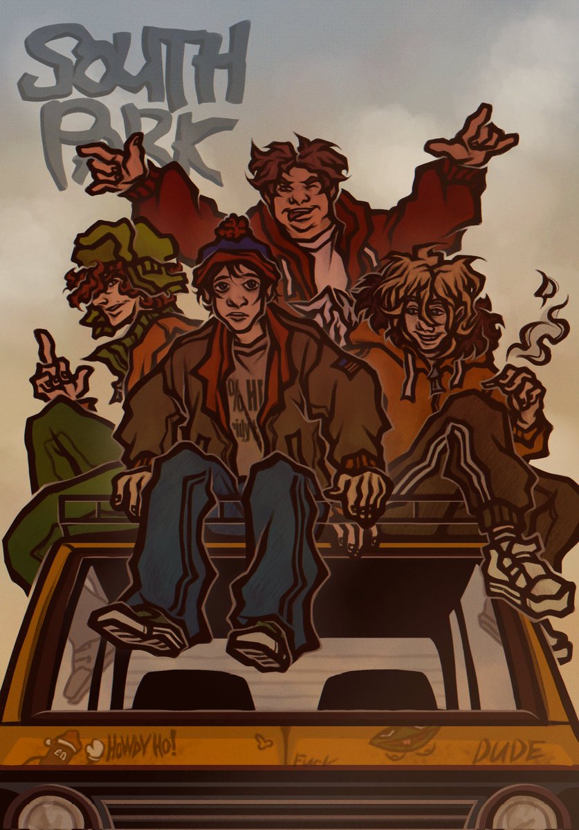 ginadied's tweet image. #southpark по классике💥🦅
Использовала обложку к какому-то сериалу в качестве рефа, каюсь