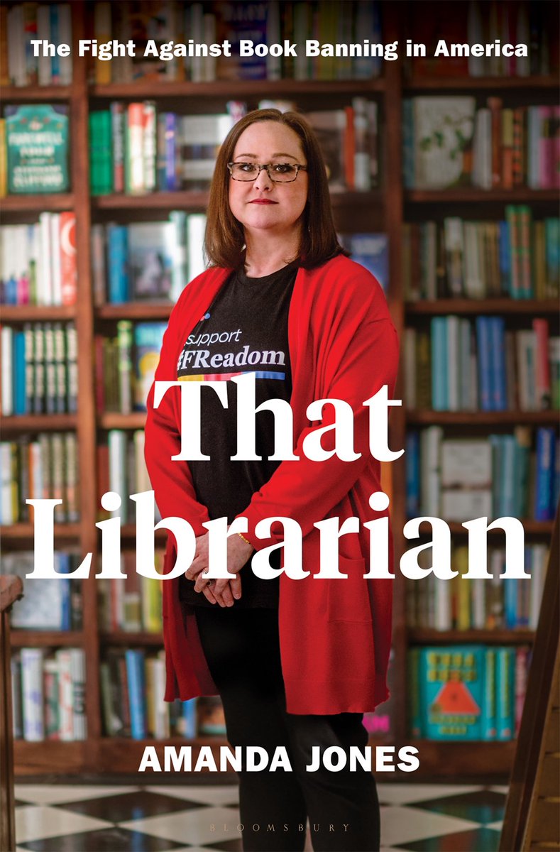 School librarian Amanda Jones, who bravely stood up for students’ reading rights in the face of threats, is telling her story. 
ow.ly/a7YZ50Tmspx