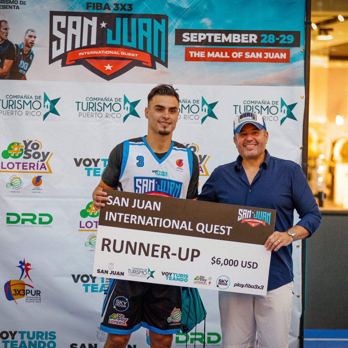 Team San Juan 3x3 (@san_juan_3x3) on Twitter photo ¡Gracias por su apoyo, Puerto Rico 🇵🇷! Lamentablemente no se pudo lograr el campeonato.
Esto no acaba aquí, iremos por más victorias y títulos en el <a href="/fiba3x3/">3x3 Basketball | FIBA3x3</a>.
Hay #TeamSanJuan pa’ largo 🏀🇵🇷🙌 ¡Gracias por su apoyo, Puerto Rico 🇵🇷! Lamentablemente no se pudo lograr el campeonato.
Esto no acaba aquí, iremos por más victorias y títulos en el <a href="/fiba3x3/">3x3 Basketball | FIBA3x3</a>.
Hay #TeamSanJuan pa’ largo 🏀🇵🇷🙌