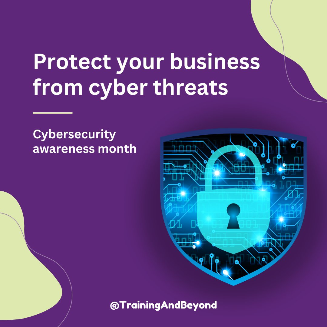 TrainingBeyond's tweet image. October marks Cybersecurity Awareness Month and it’s a good time to assess the cyber safety measure for your business. 🔐

#Bookkeeper #XeroTraining #Xero #SmallBusiness