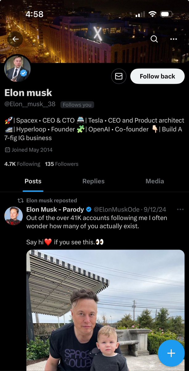 willsonclair's tweet image. Thanks for the follow @elonmusk 😂😂😂