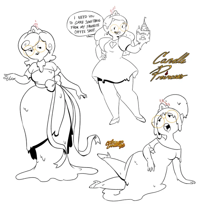 Commission for @bearicornblues! Loved getting to draw her princess design!