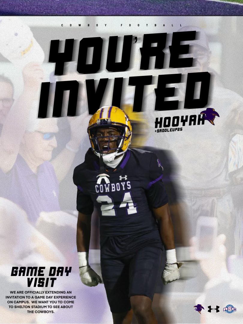Thanks for the invite! <a href="/BurlesonHSU/">Burleson</a> <a href="/HSUCowboys/">Hardin-Simmons Cowboy Football</a>