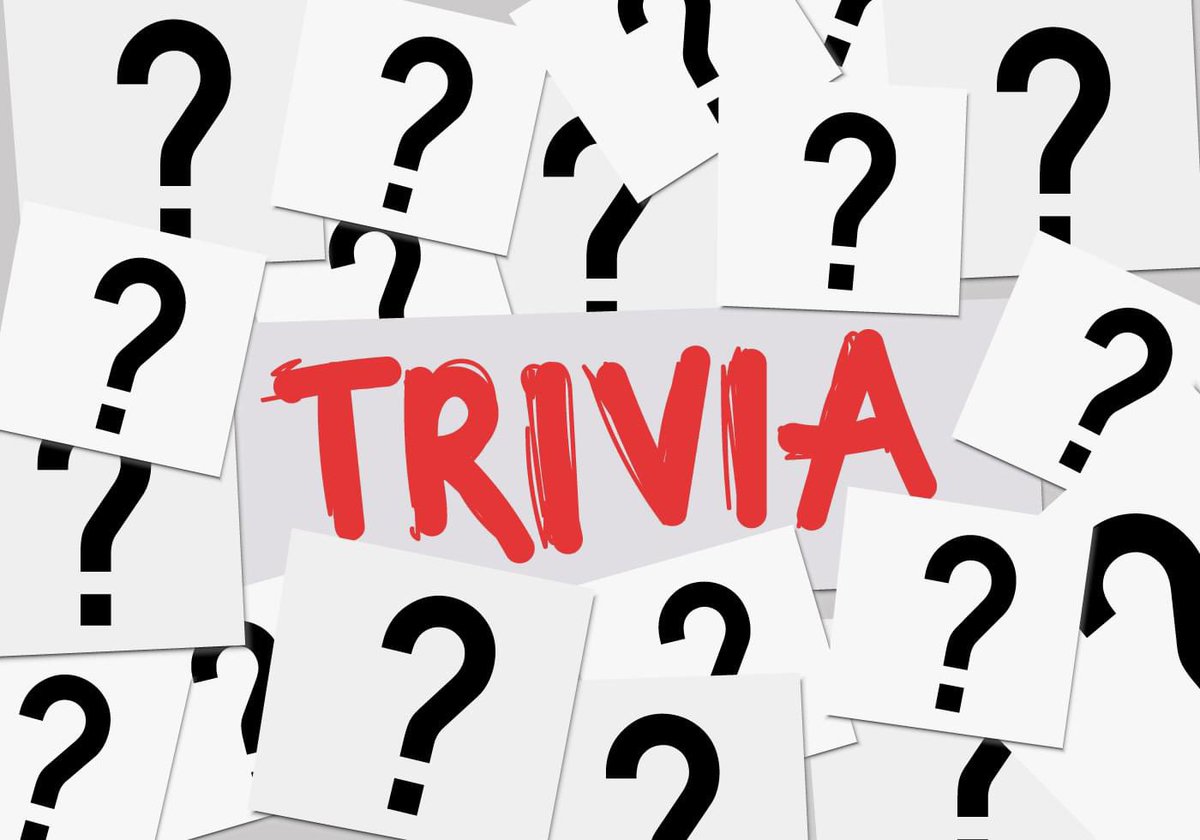 Join us for TRIVIA this THURSDAY, OCT 3. Doors open at 5:30 pm. Trivia begins at 6:30 pm. Compete with a team or on your own. Let's see what you got!!!