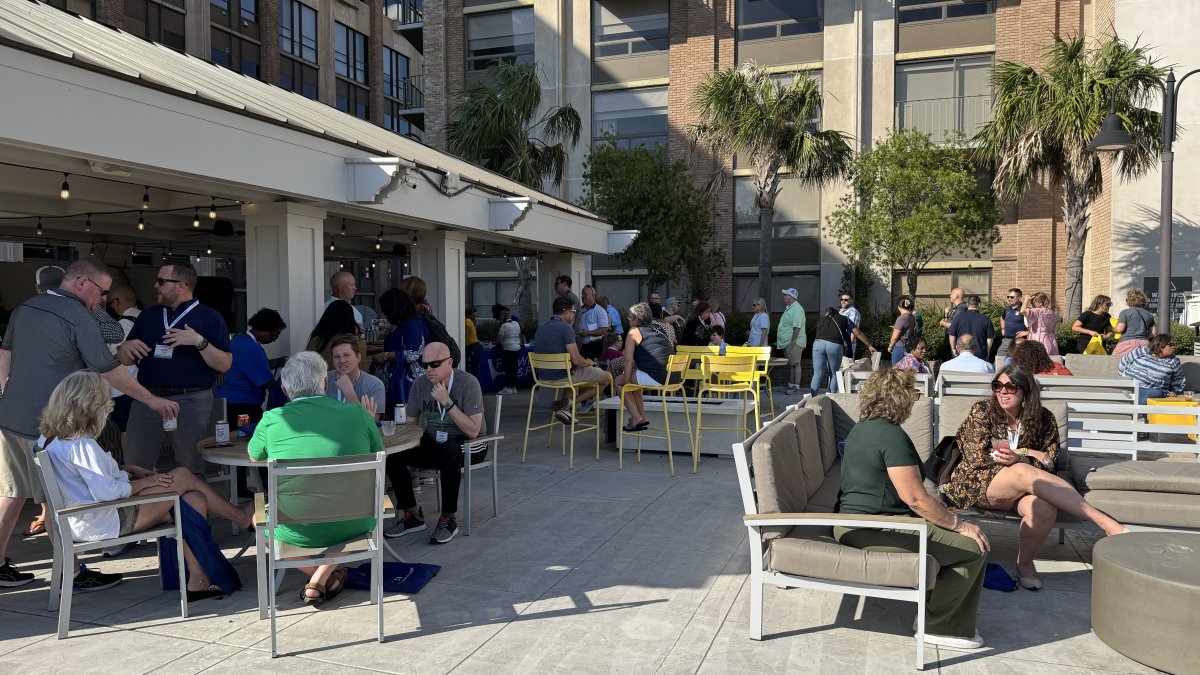 williamsfudge's tweet photo. What a way to kick off our conference! The Welcome Reception is setting the tone for an incredible few days of sharing insights and best practices. We can’t wait to start SLRCC Day 1 tomorrow! #SLRCC2024 #WelcomeReception https://t.co/YHKLRvQKFW